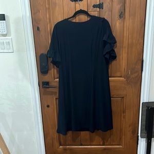 Navy blue dress short sleeve